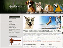 Tablet Screenshot of ajax-chovatel.cz